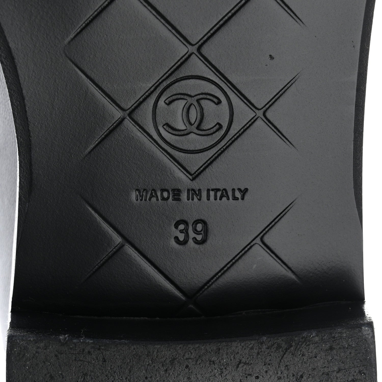 Chanel Lambskin Quilted CC Turnlock Loafers 39 Black 6 of 9
