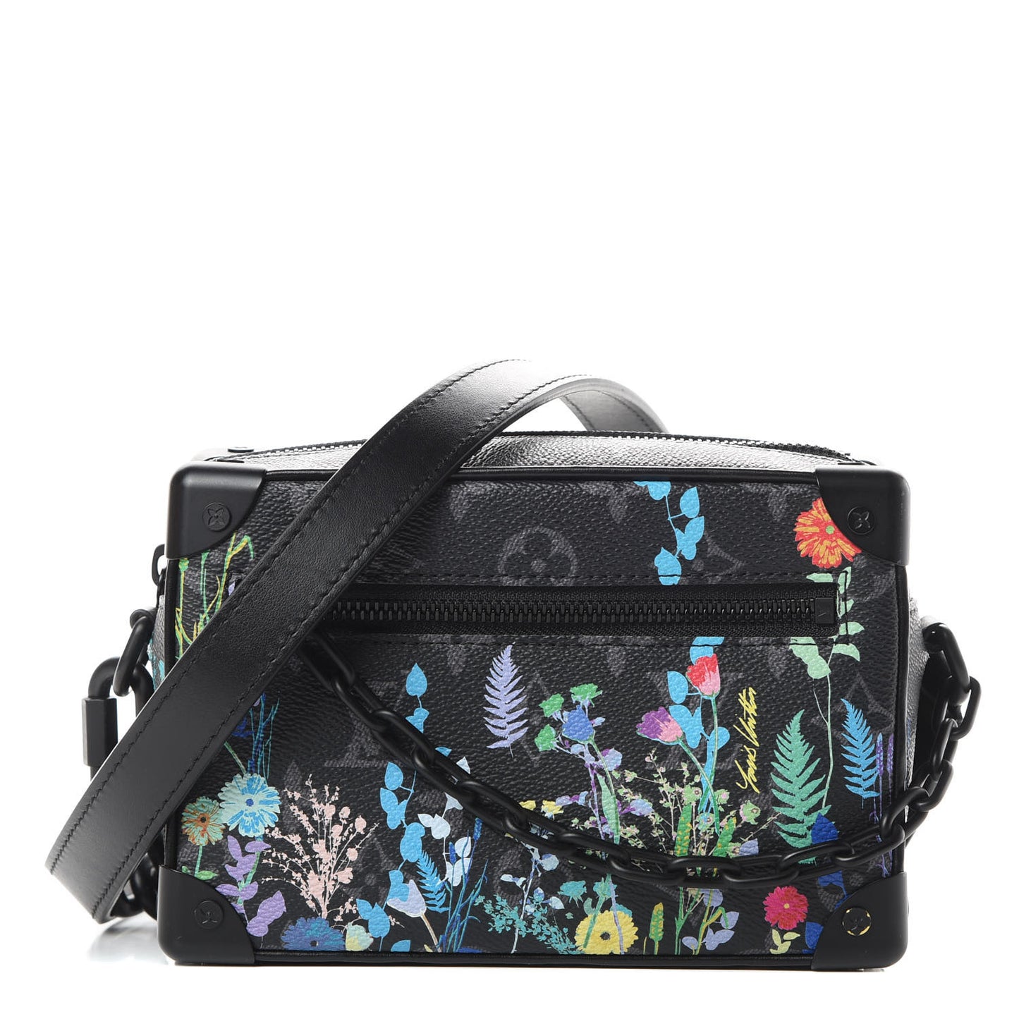 Monogram Eclipse Flower Print Mini Soft Trunk