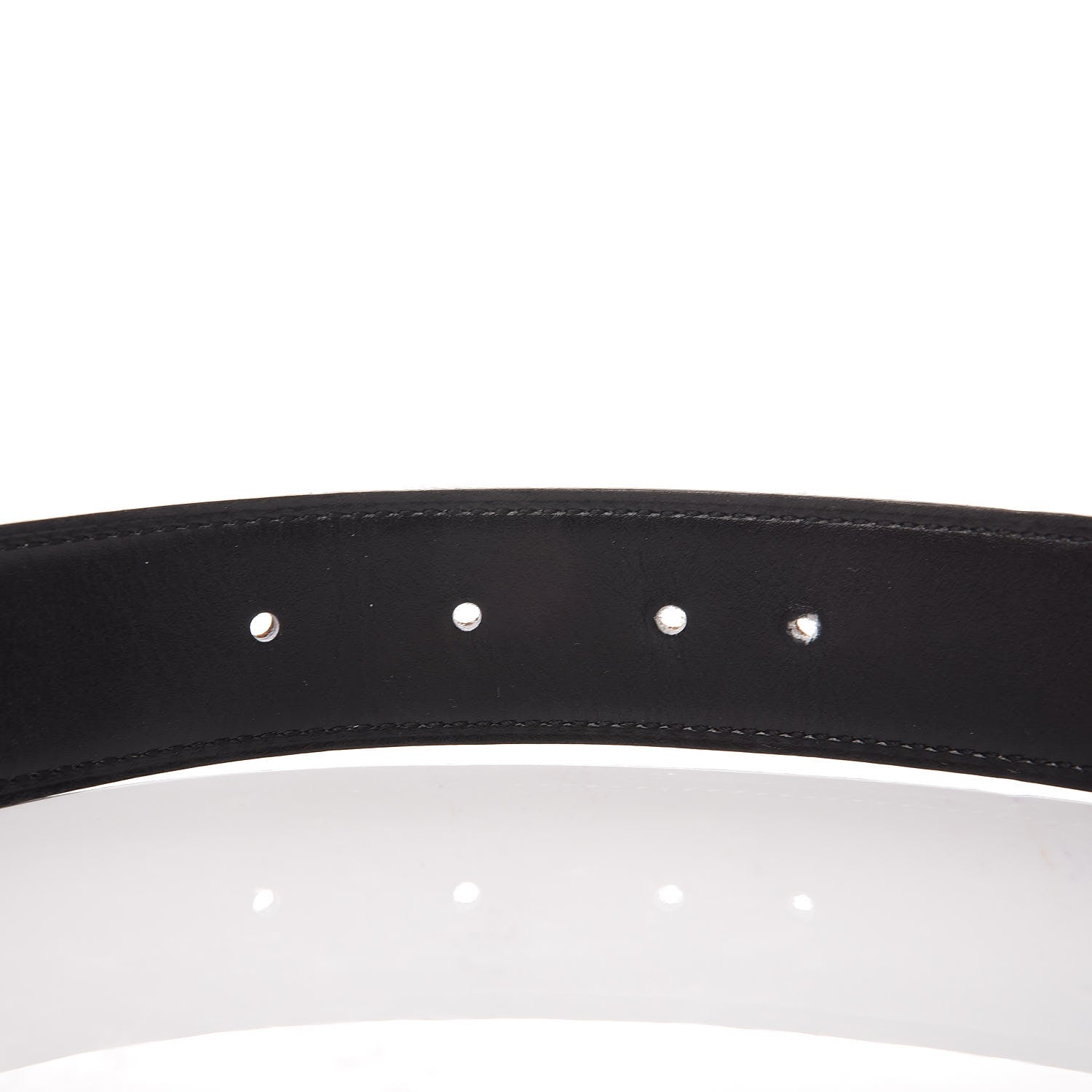 Hermes Box Togo 32mm H Belt 85 Black Gold 6 of 8