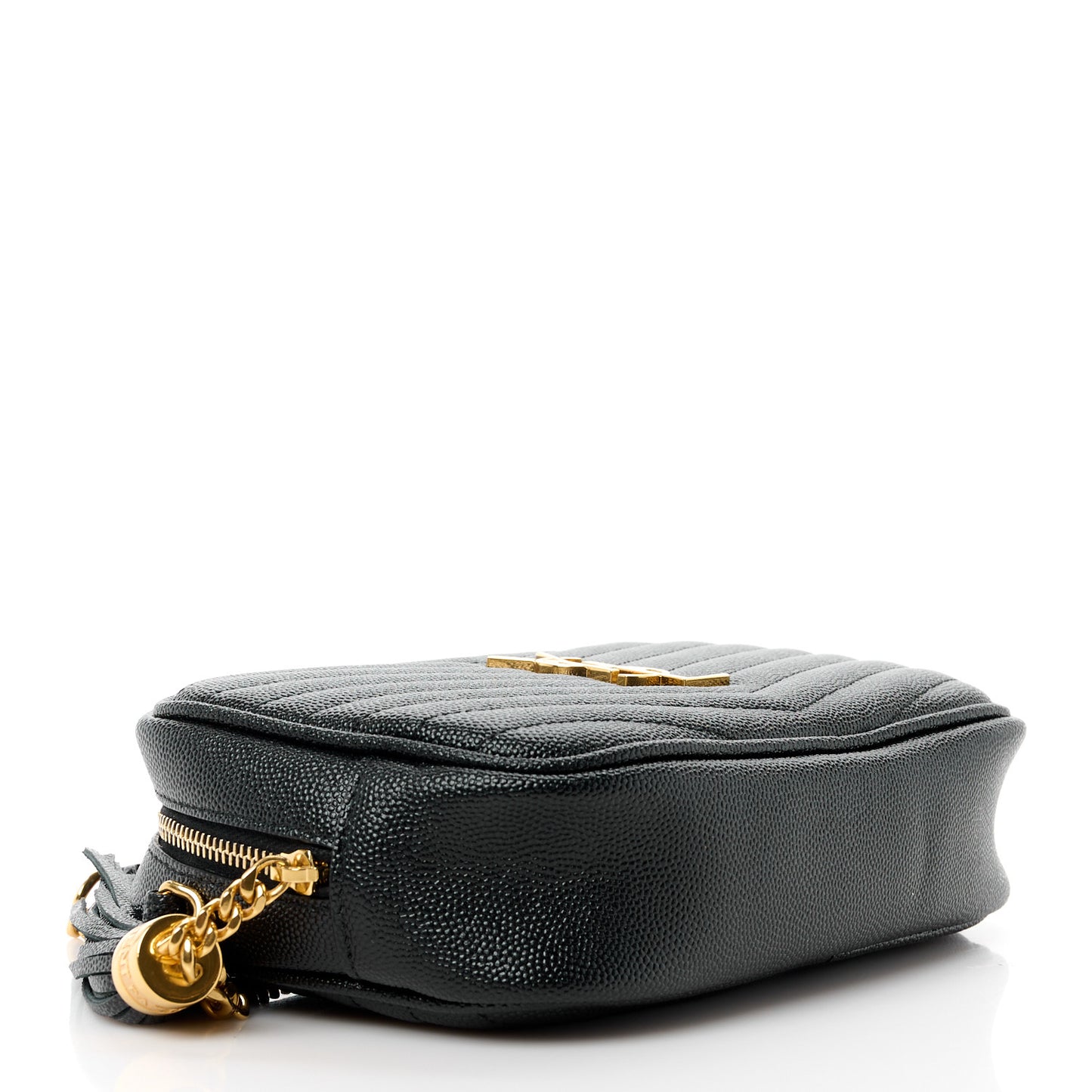 Grain De Poudre Matelasse Monogram Mini Lou Camera Bag Black