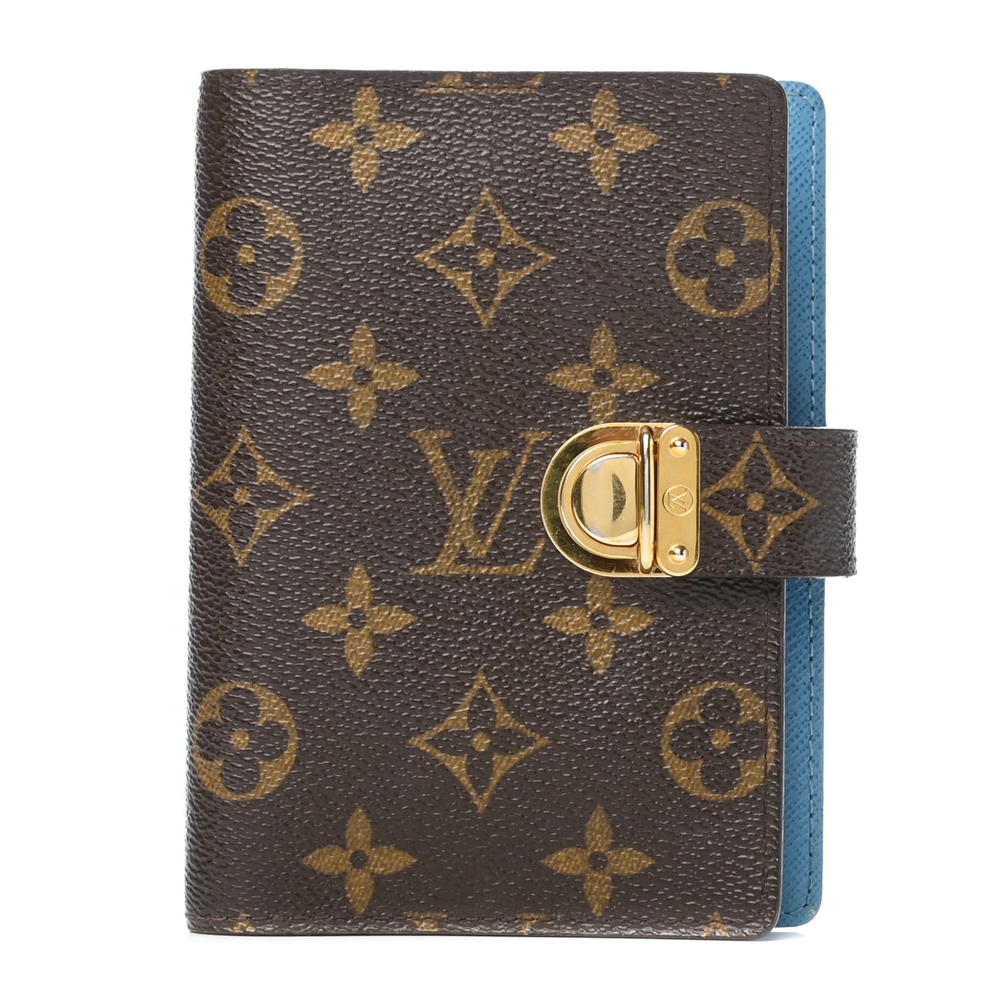 Monogram Koala Small Ring Agenda Cover Blue