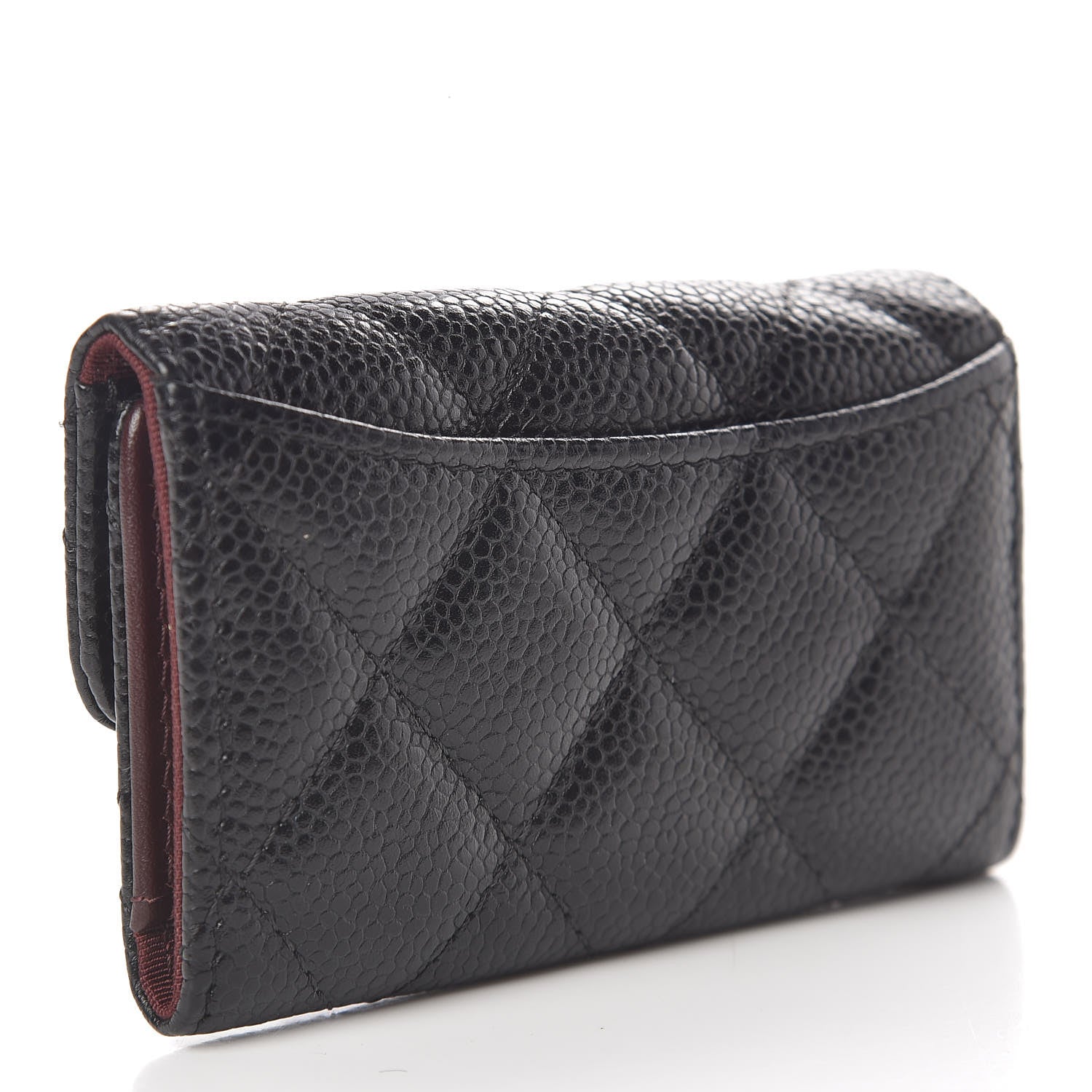 Chanel Caviar Quilted 6 Key Holder Black 3 of 11