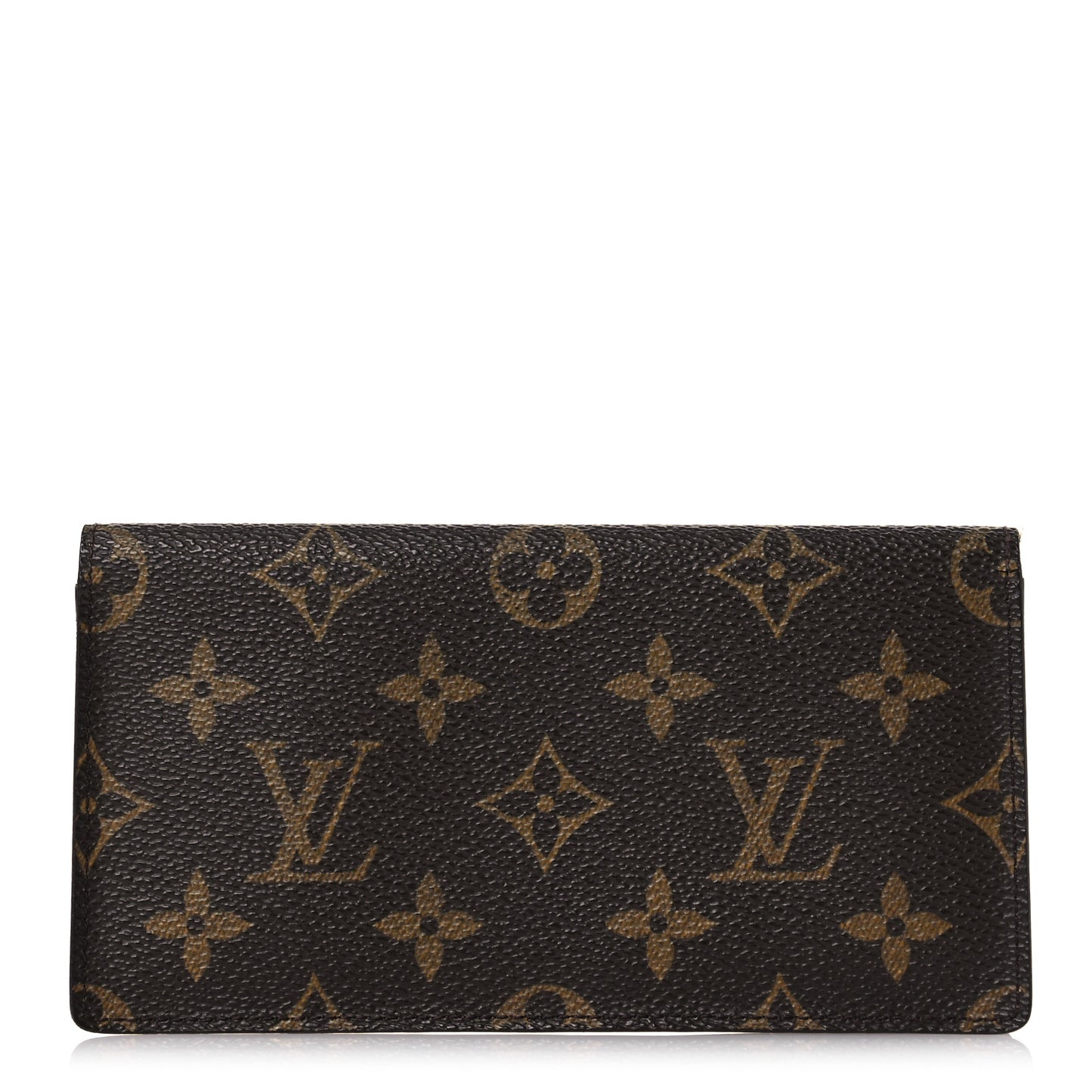 Monogram Checkbook Holder Wallet Cover