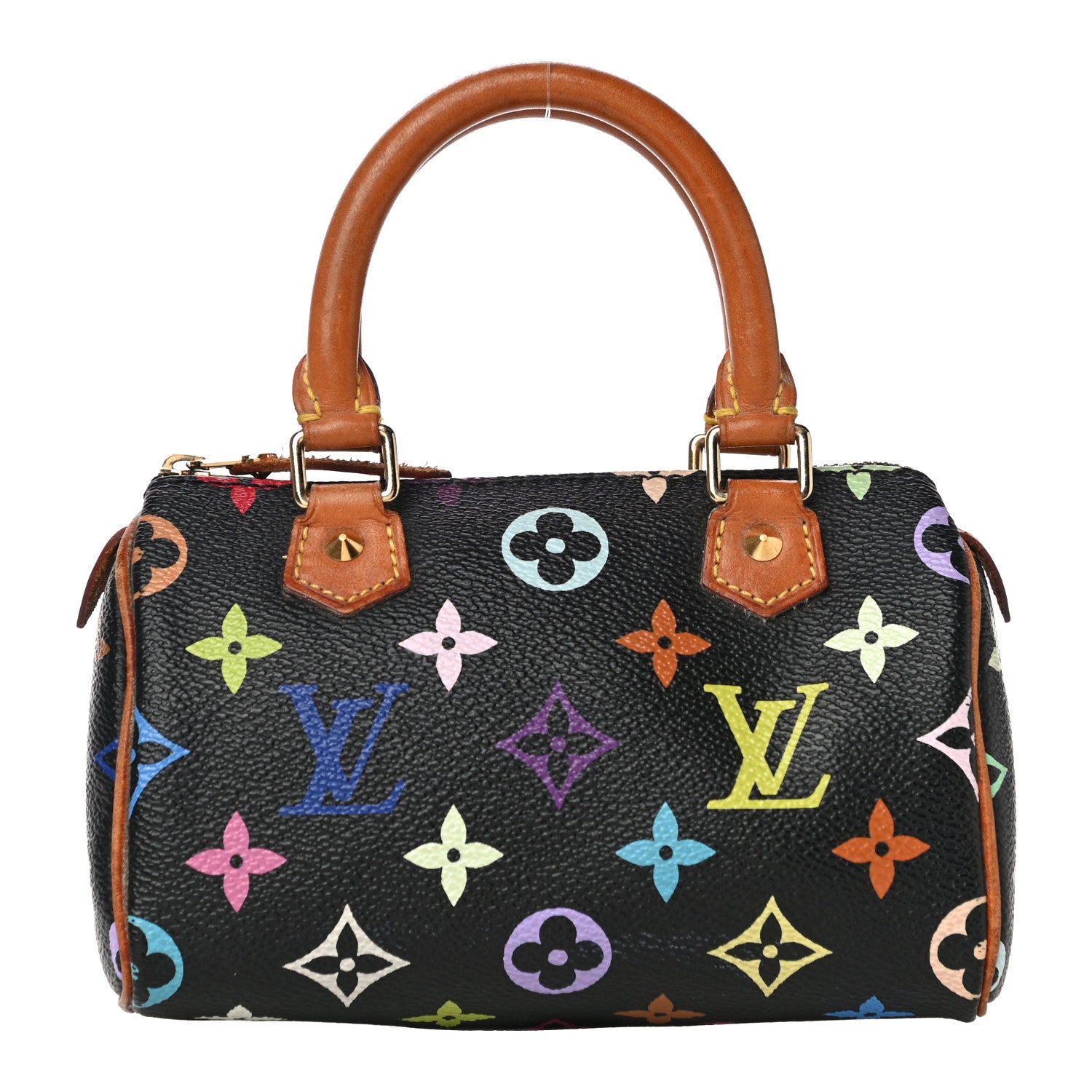 Louis Vuitton Monogram Multicolor Mini Sac HL Speedy Black 1 of 11