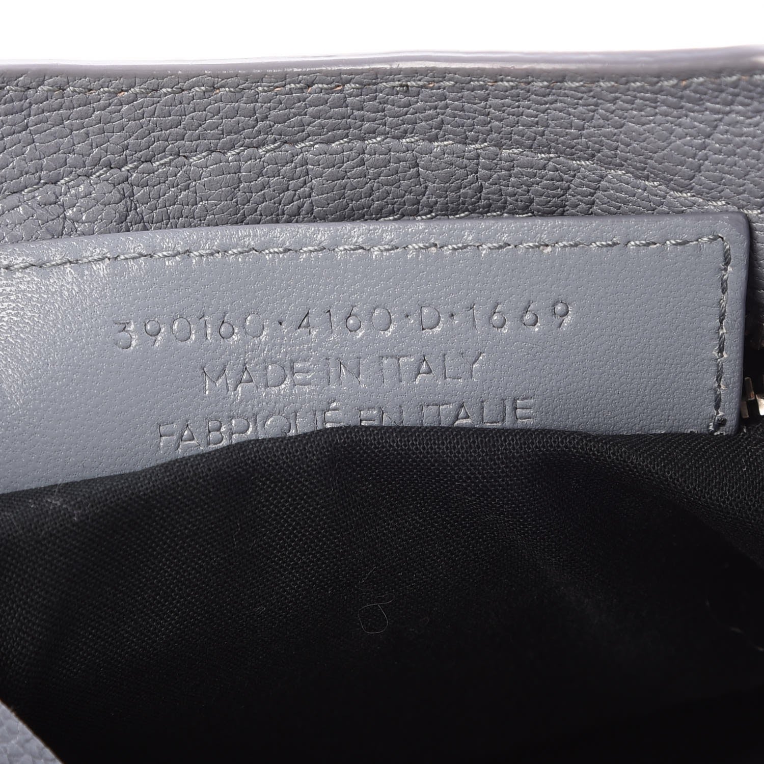 Balenciaga Chevre Silver Metallic Edge Hardware Mini City Bleu Acier 8 of 8
