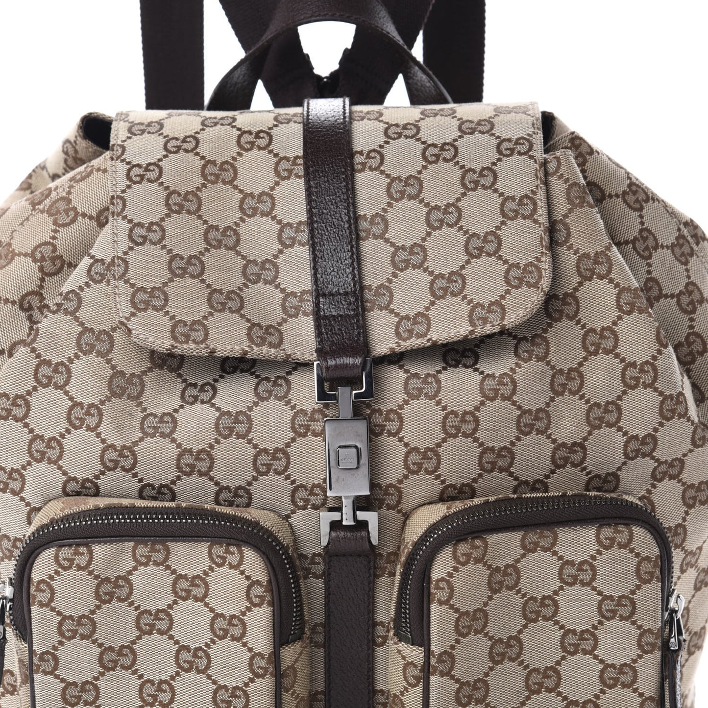 Monogram Backpack Dark Brown