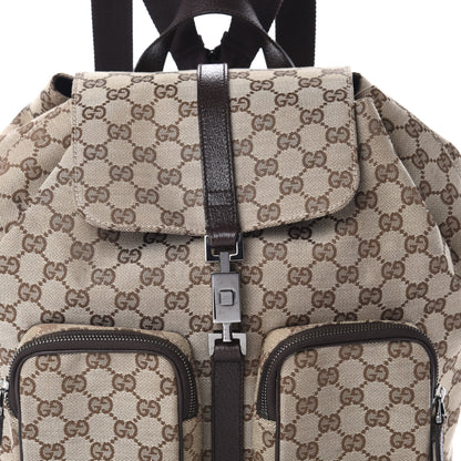 Gucci Monogram Backpack Dark Brown 14 of 14