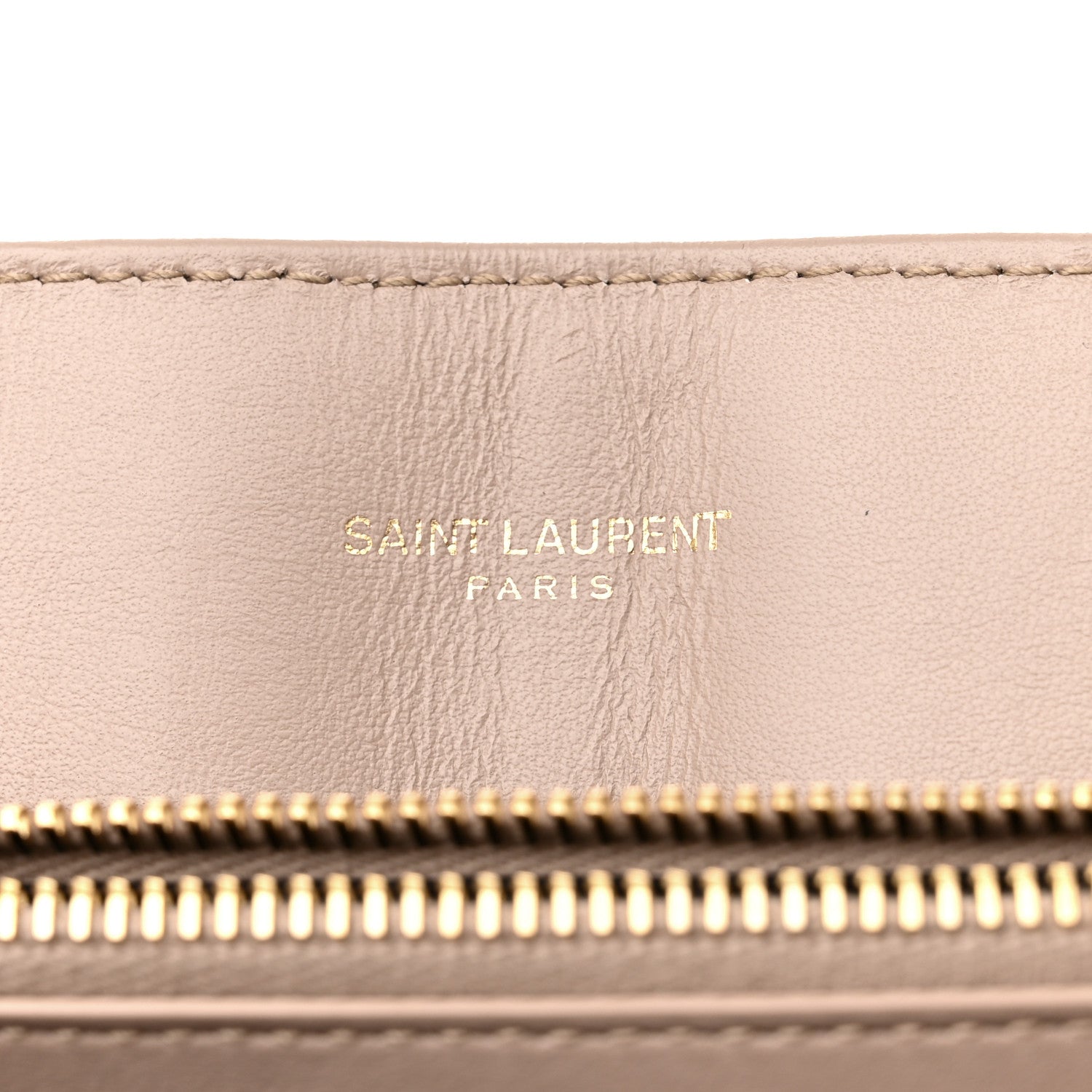 Saint Laurent Calfskin Y Quilted Monogram Medium Loulou Chain Satchel Light Natural 6 of 14