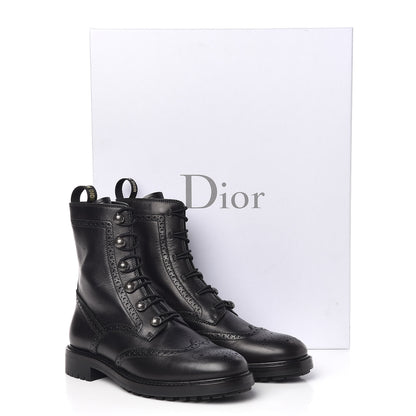 Christian Dior Calfskin Diorunit Low Boot 37 Black 8 of 8