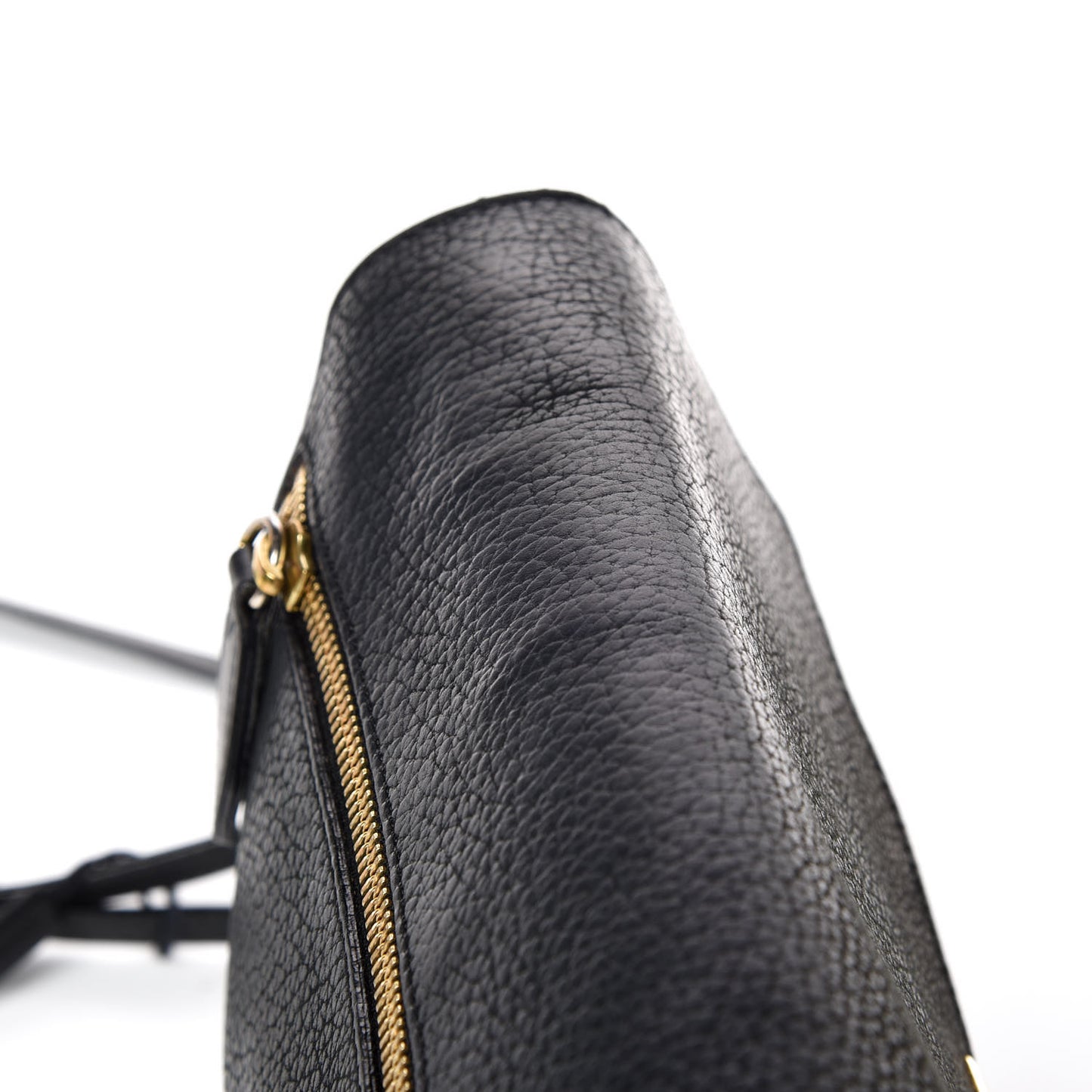Grainy Nubuck Small Macken Crossbody Bag Black
