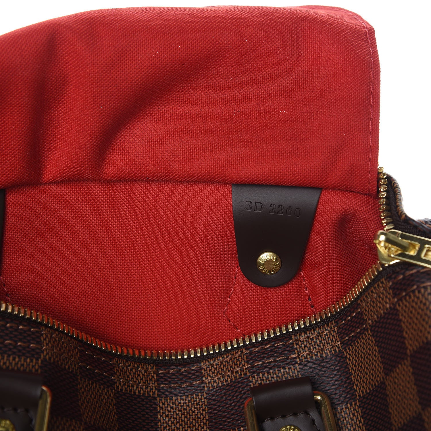 Louis Vuitton Damier Ebene Speedy Bandouliere 25 10 of 12
