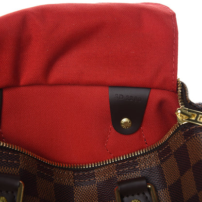 Louis Vuitton Damier Ebene Speedy Bandouliere 25 10 of 12