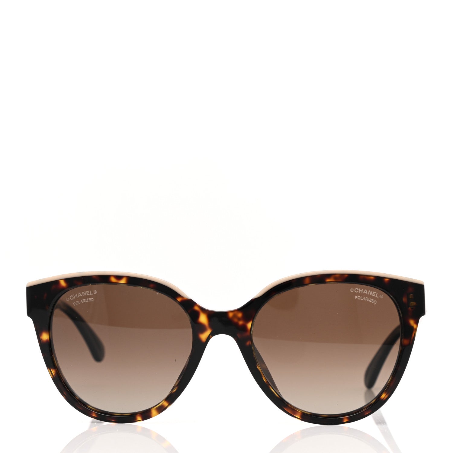 Chanel Acetate Polarized CC Butterfly Sunglasses 5414 Tortoise 2 of 8