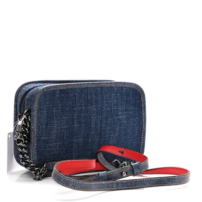 Christian Louboutin Miss Denim Calfskin Radioloubi Denim Sabagold 3 of 10