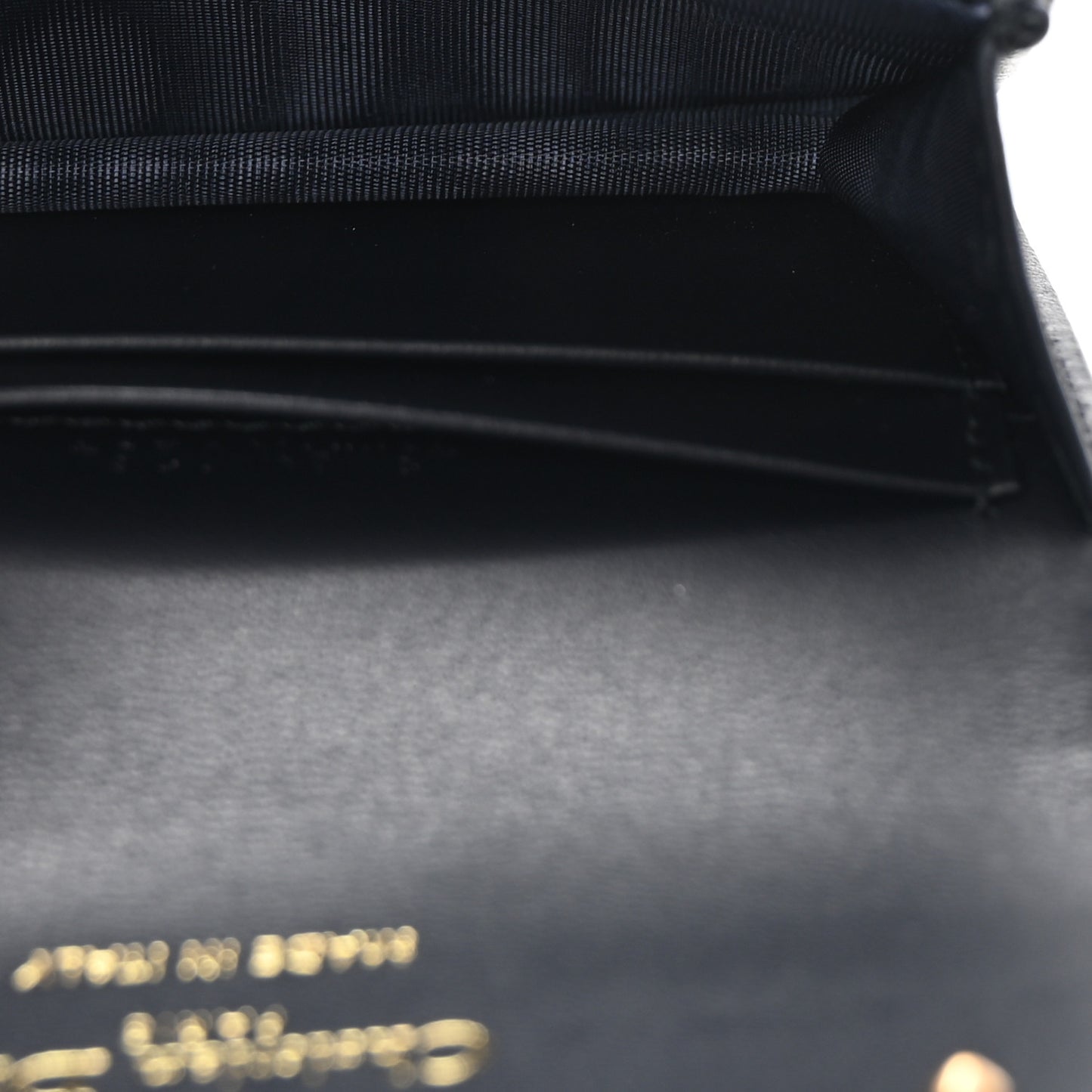 Smooth Calfskin Oblique Saddle Bloom Card Holder Blue