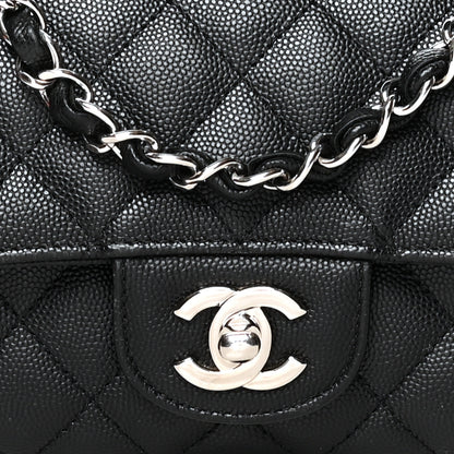 Chanel Caviar Quilted Mini Rectangular Flap Black 7 of 9
