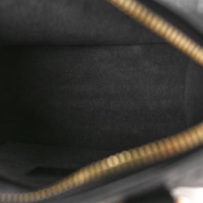Louis Vuitton Calfskin Nanogram Embossed Speedy 20 Black 5 of 8