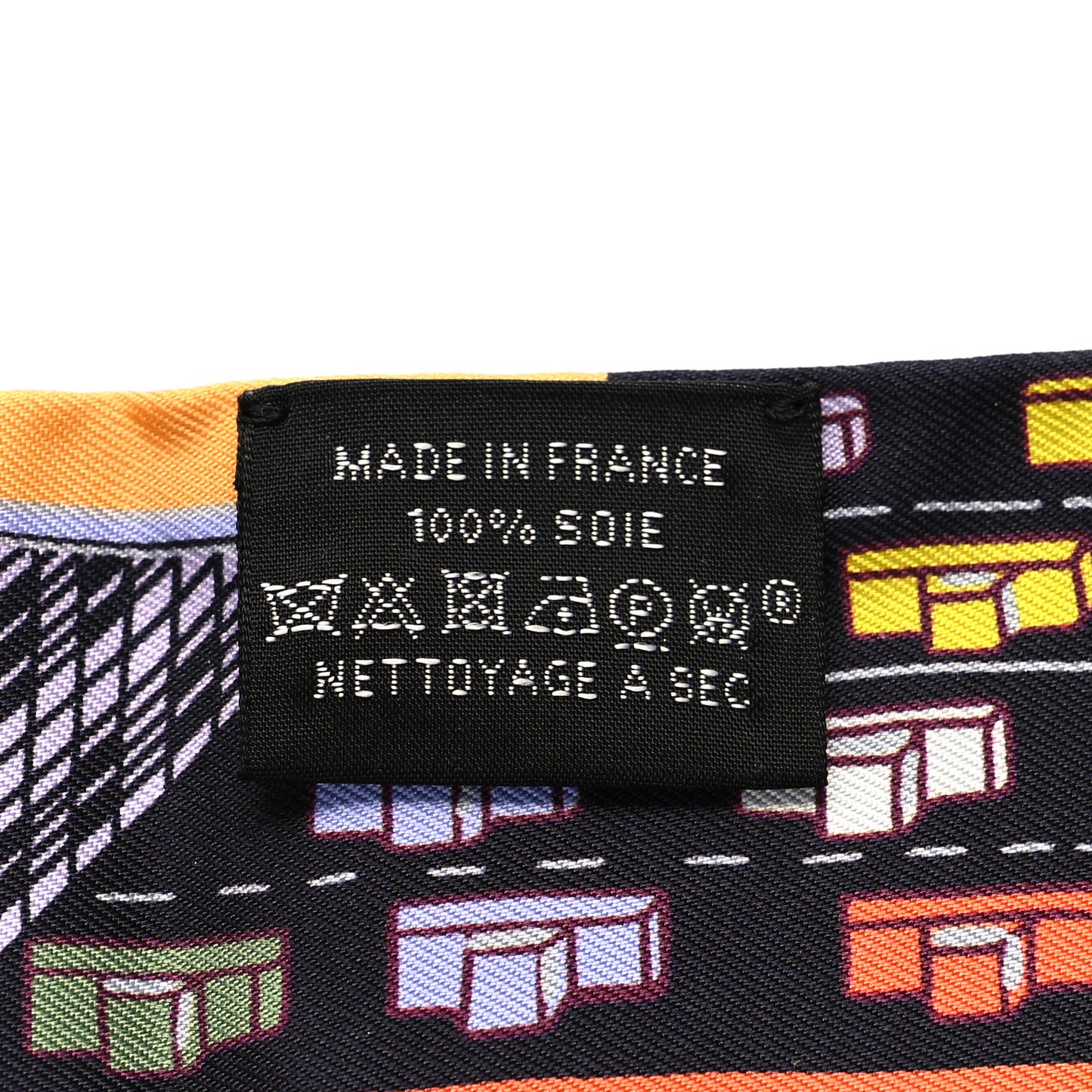 Silk Pantin City Twilly Black Parme Multicolore