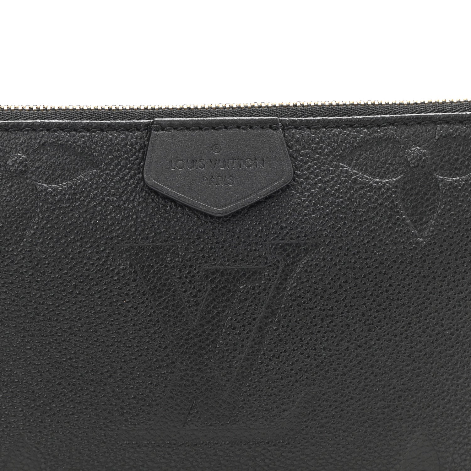 Louis Vuitton Empreinte Monogram Giant Multi Pochette Accessories Small Pochette Black 7 of 9