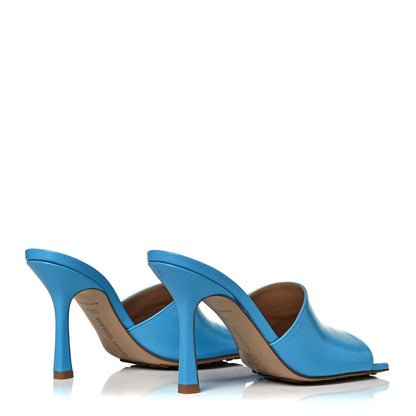 Bottega Veneta Lambskin Stretch Mule Sandals 35.5 Sky Blue 4 of 7
