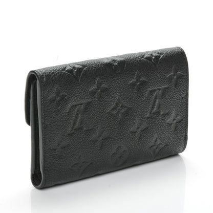 Louis Vuitton Empreinte Compact Curieuse Wallet Black 3 of 7