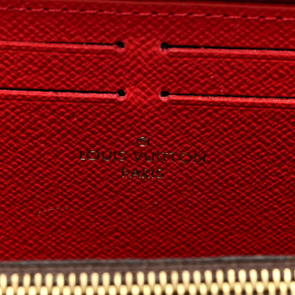 Louis Vuitton LOUIS VUITTON Damier Ebene Clemence Wallet Cherry 6 of 6