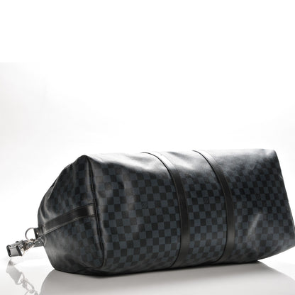Louis Vuitton Damier Cobalt Keepall Bandouliere 55 4 of 7