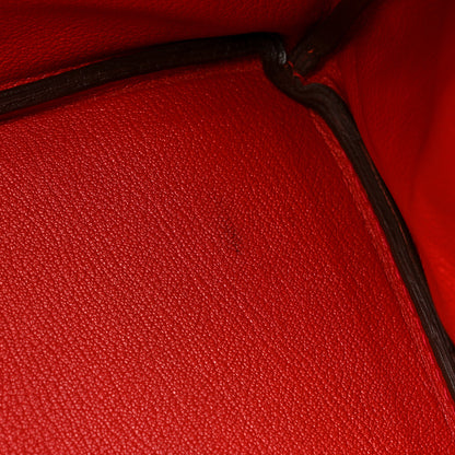 Hermes Togo Birkin 35 Rouge Casaque 9 of 13
