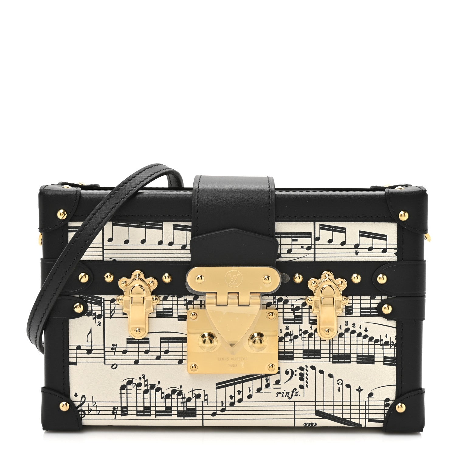 Louis Vuitton Calfskin LV Symphony Petite Malle White Black 1 of 21