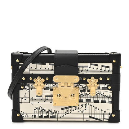 Louis Vuitton Calfskin LV Symphony Petite Malle White Black 1 of 21