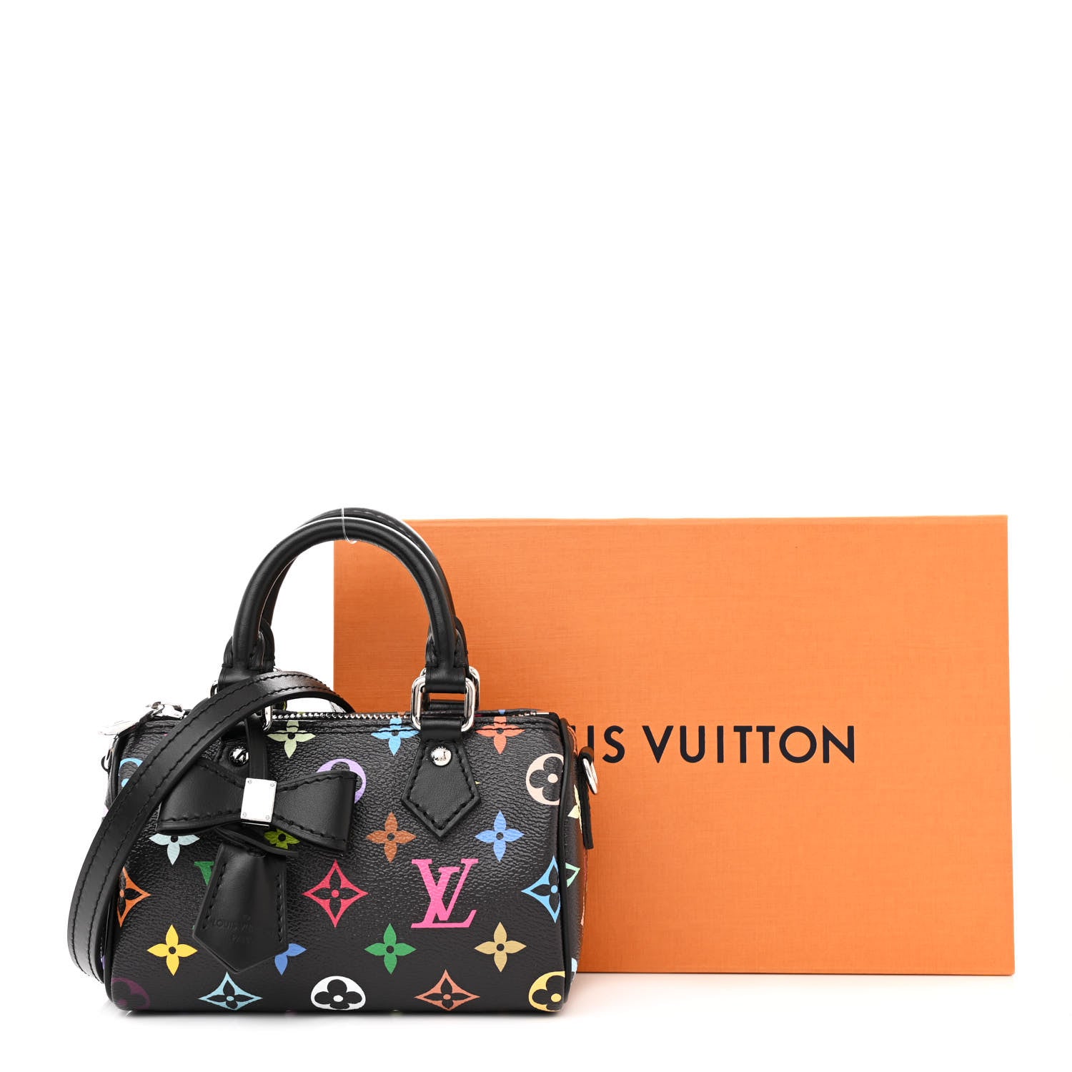 Louis Vuitton LV X TM Monogram Multicolor Nano Speedy Black 10 of 10