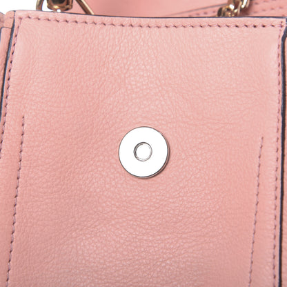 Chloe Suede Calfskin Mini Faye Backpack Washed Pink 8 of 10