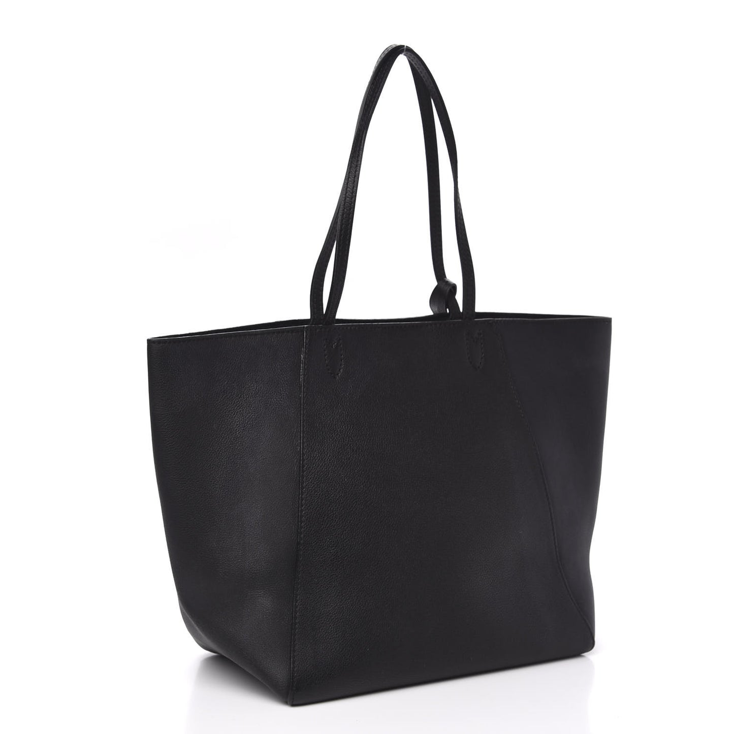 Calfskin Lockme Cabas Black