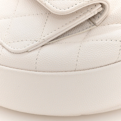 Chanel Caviar Quilted Polly Pocket Pouch Hobo White 10 of 10