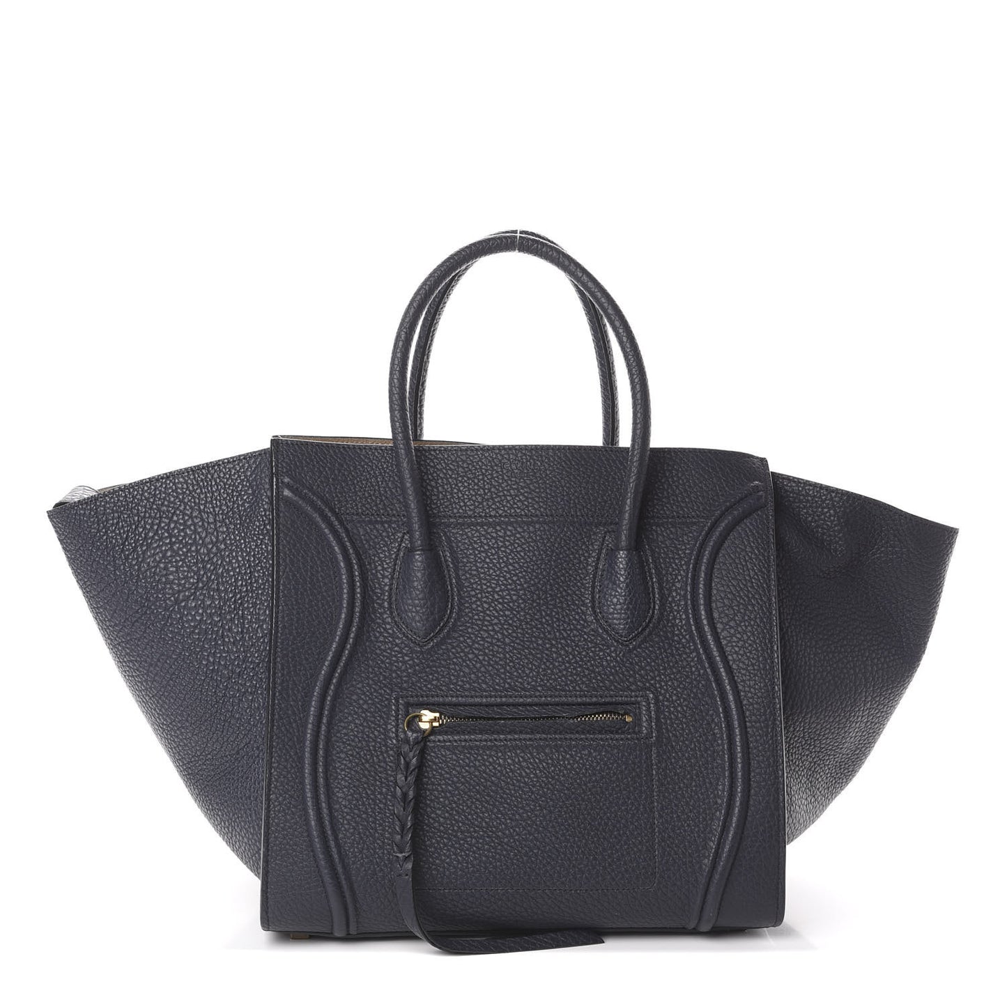 Bullhide Calfskin Medium Phantom Luggage Navy Blue