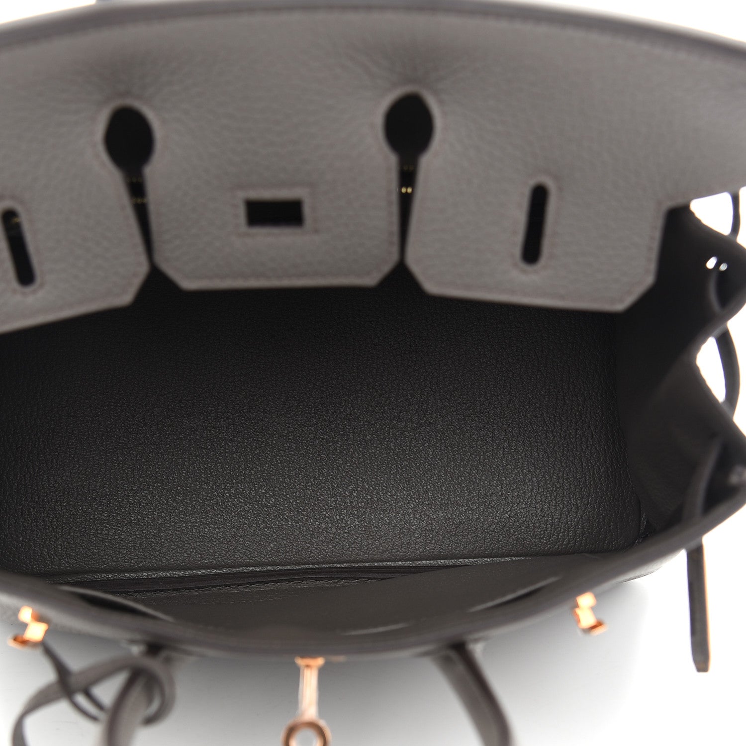 Hermes Togo Birkin 25 Etain 4 of 9