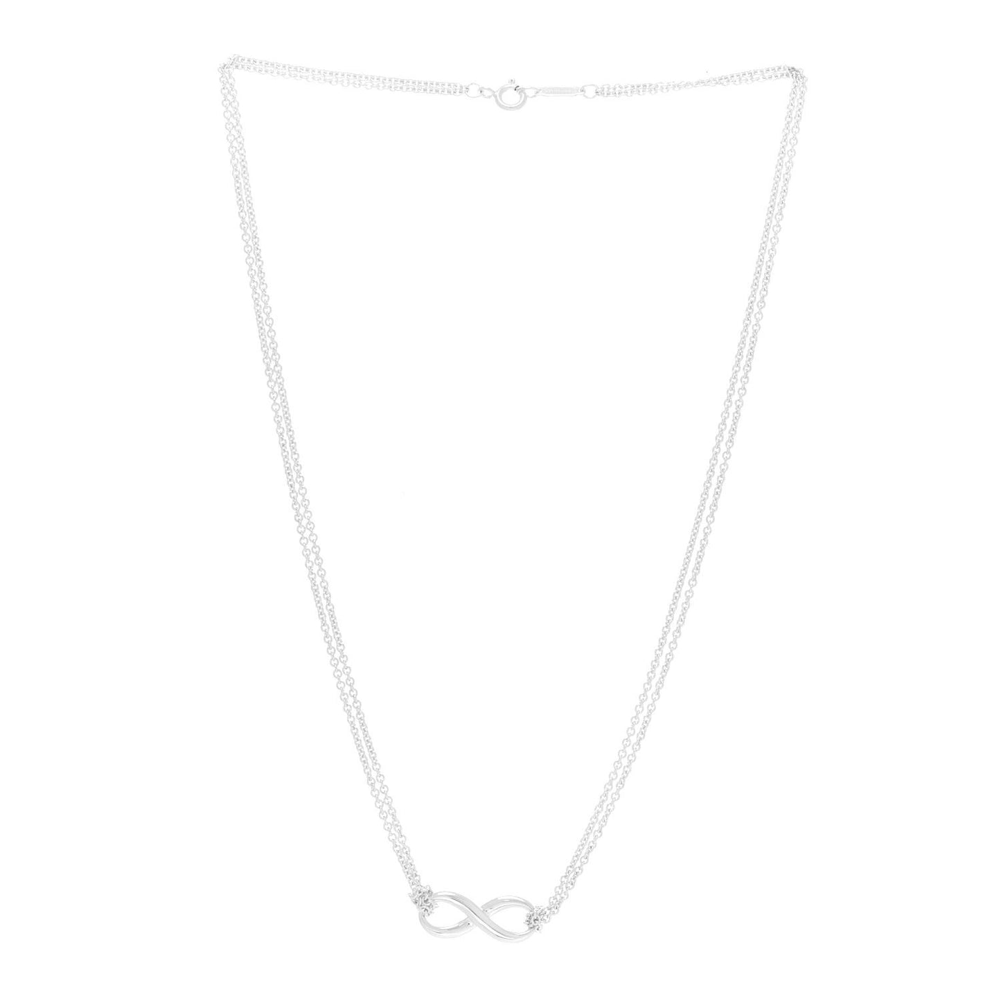 Sterling Silver Infinity Pendant Necklace