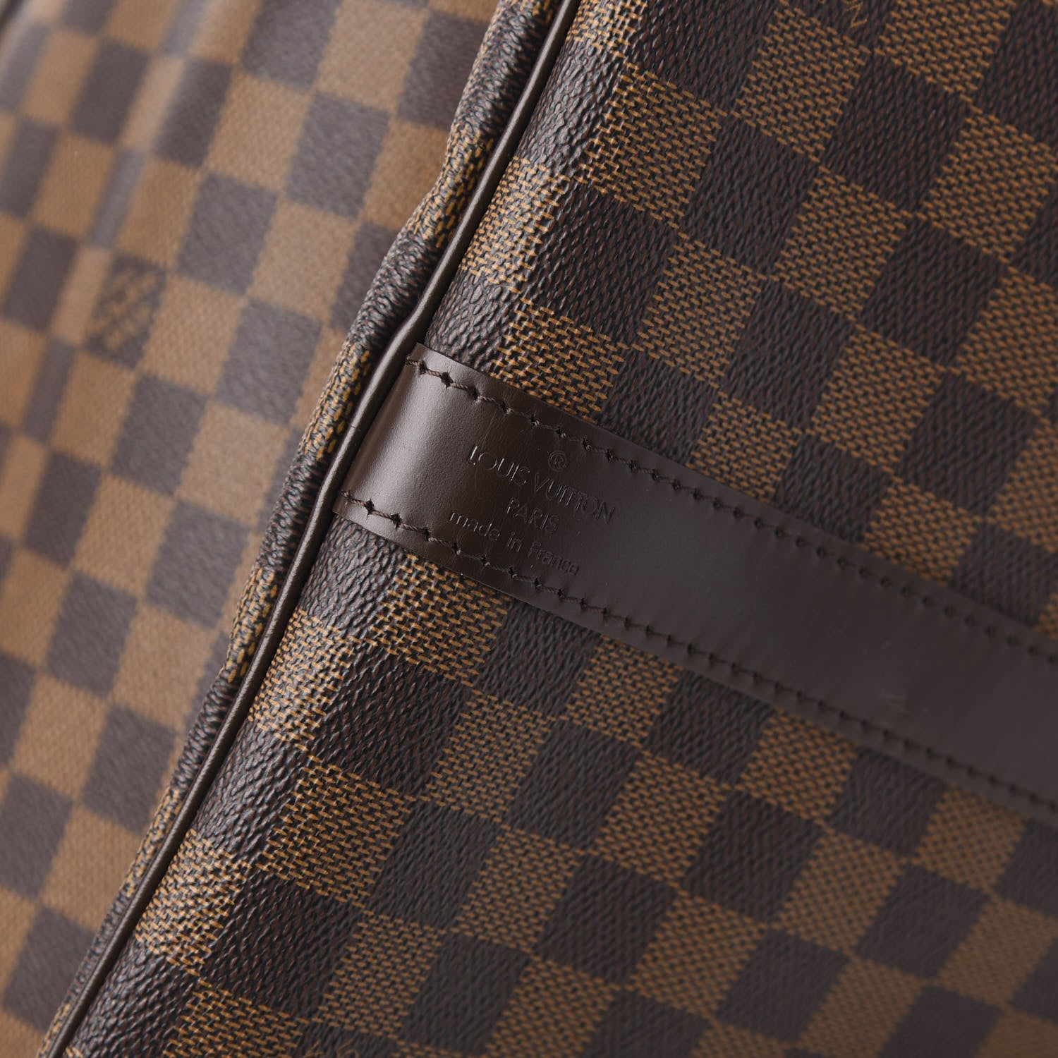 Louis Vuitton Damier Ebene Keepall Bandouliere 55 7 of 9