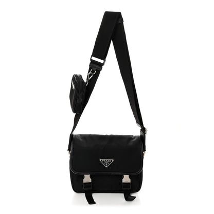 Prada Re-Nylon Saffiano Shoulder Bag Black 1 of 10