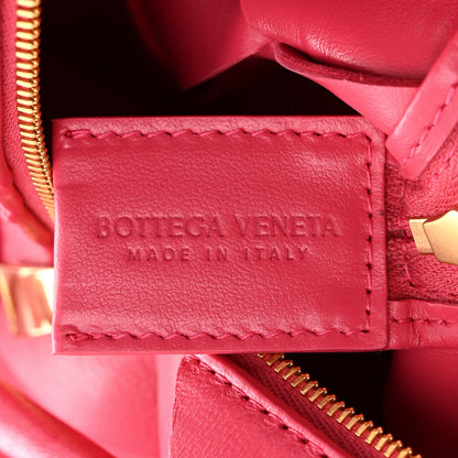 Bottega Veneta Lambskin Maxi Intrecciato Mini Cassette Camera Bag Cranberry 6 of 10