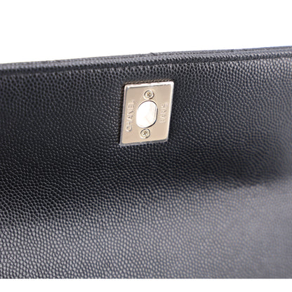 Chanel Caviar Quilted Coco Handle East West Clutch With Chain Black 6 of 11
