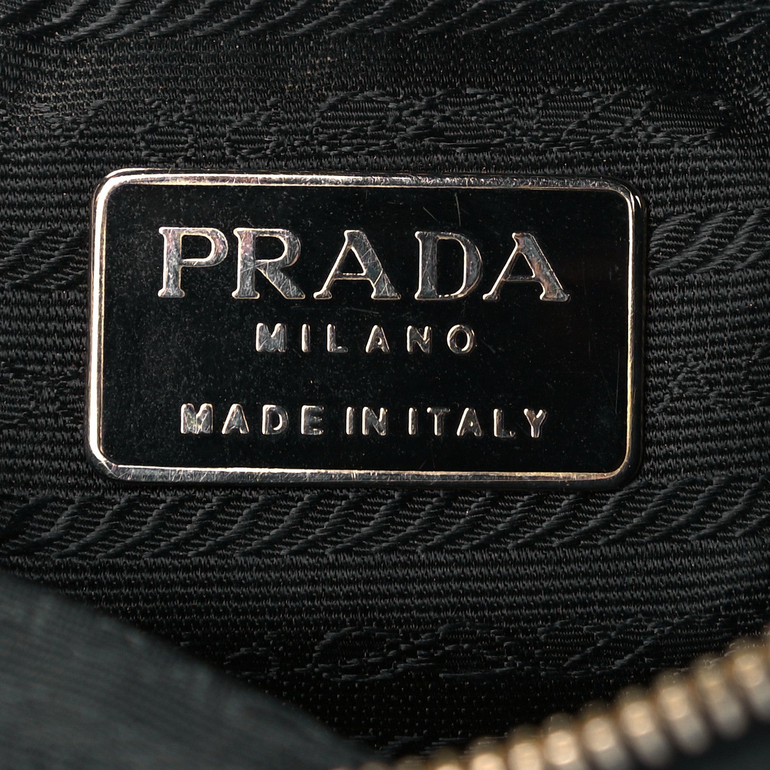 Prada Nylon Tessuto Impuntu Quilted Flap Shoulder Bag Black 6 of 8