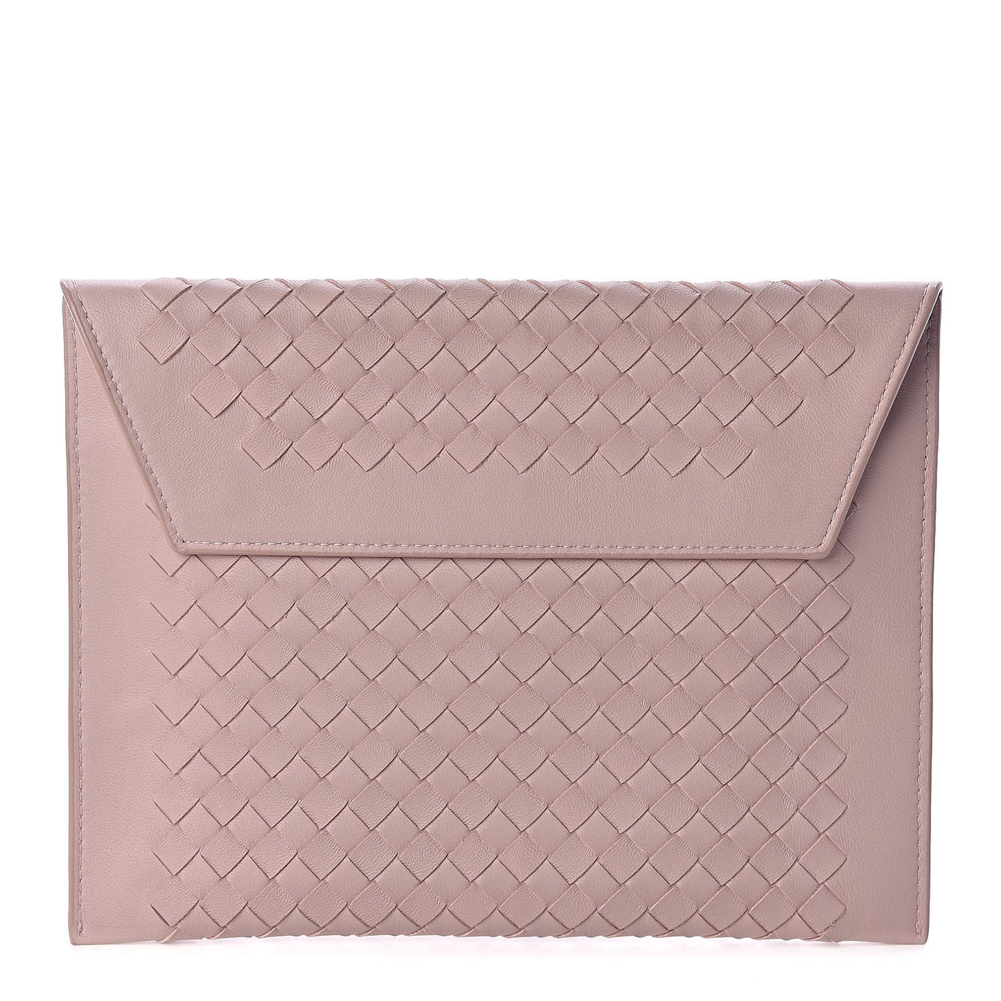 Nappa Intrecciato Three in One Nesting Pouch Magnolia Deco Rose Glicine