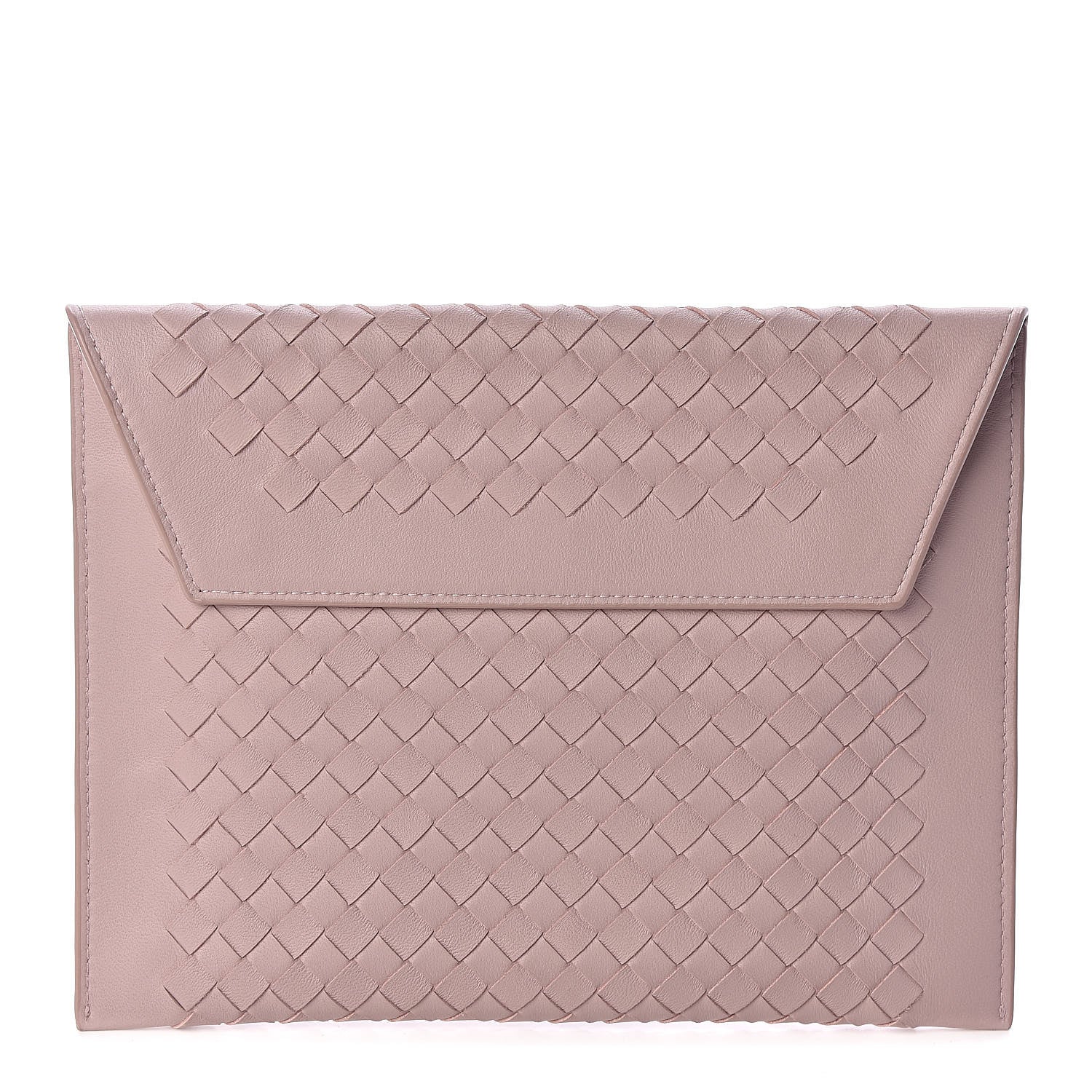 Bottega Veneta Nappa Intrecciato Three in One Nesting Pouch Magnolia Deco Rose Glicine 2 of 9