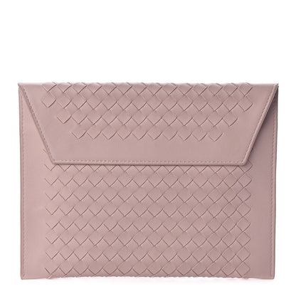 Bottega Veneta Nappa Intrecciato Three in One Nesting Pouch Magnolia Deco Rose Glicine 2 of 9