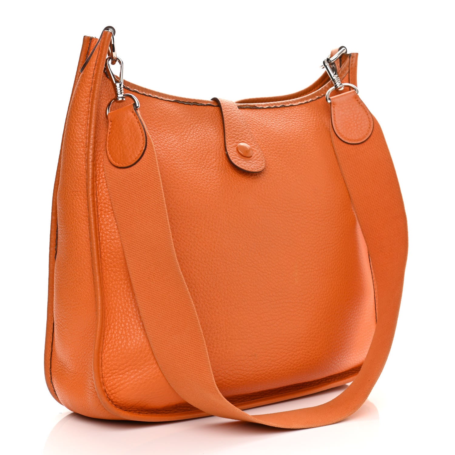Hermes Taurillon Clemence Evelyne PM Orange 3 of 16