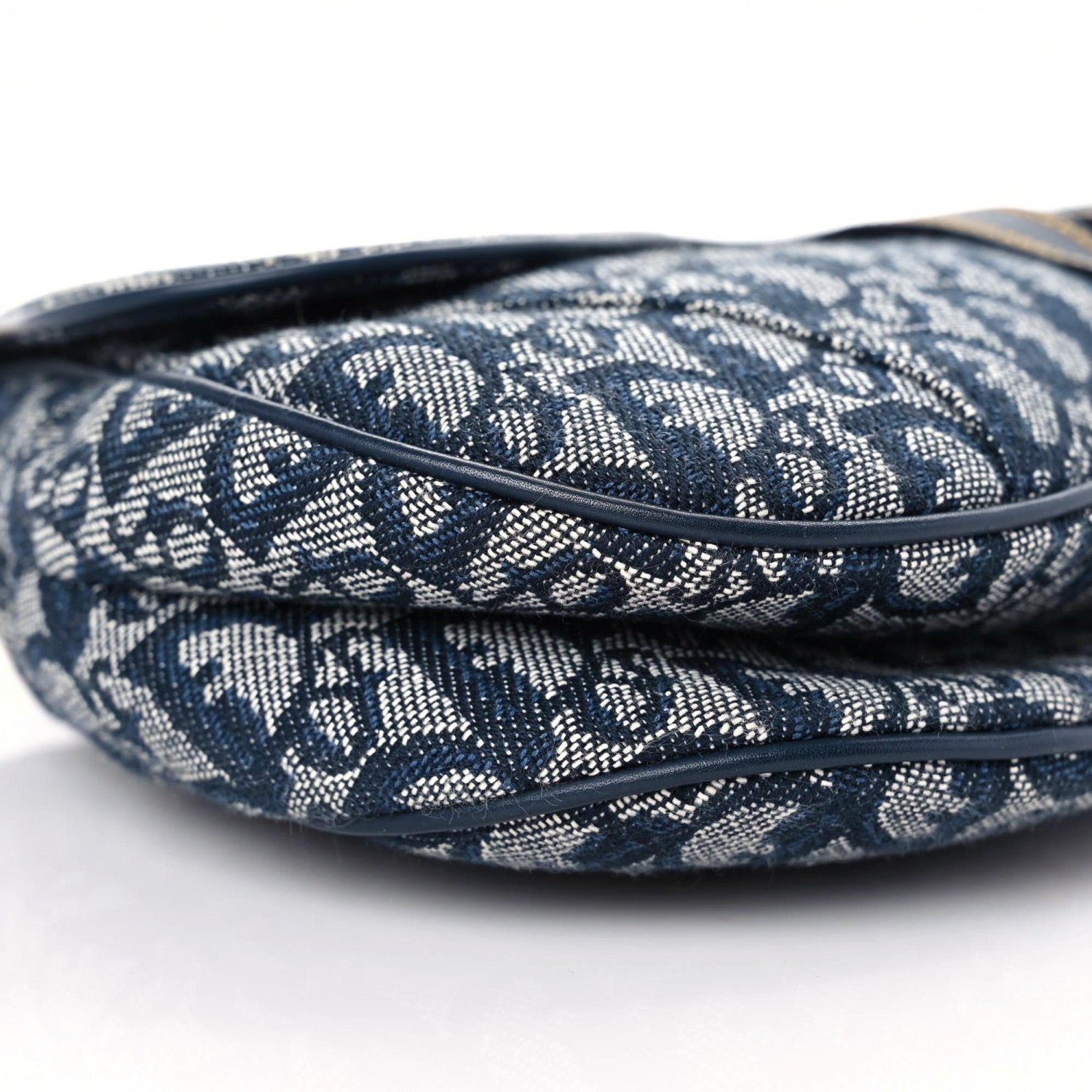 Christian Dior Monogram Saddle Bag Blue 8 of 10