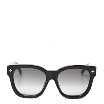 Louis Vuitton Acetate My Monogram Square Sunglasses Z1523E Black 2 of 7