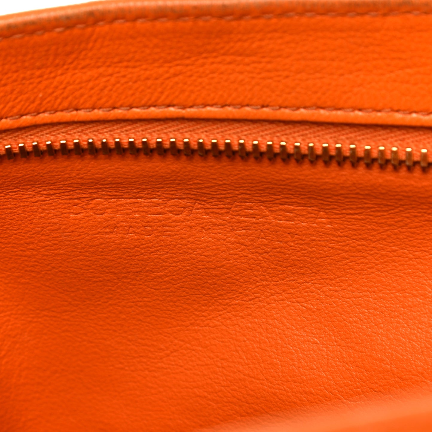 Nappa Intrecciato BV Twist Orange