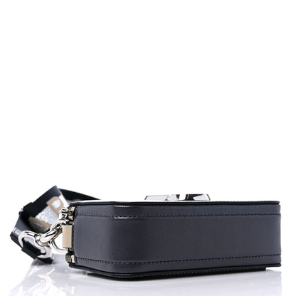 Marc Jacobs Saffiano Small Snapshot Camera Bag Wolf Grey 4 of 9